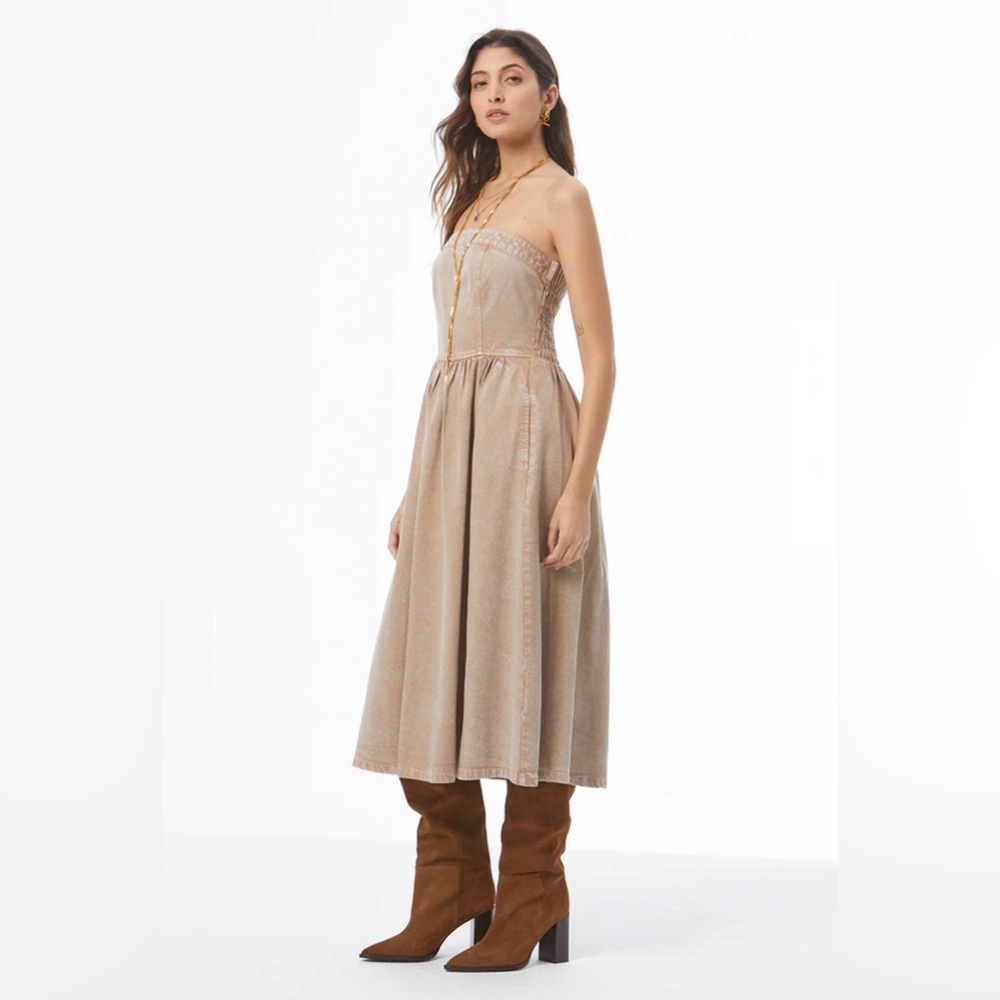 Young Fabulous & Broke- Donna Day Dress- Shitake size S - Picture 3 of 16